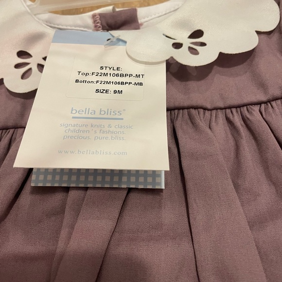 bella bliss Matching Sets Nwt Bella Bliss Carlotta Bloomer Set 9